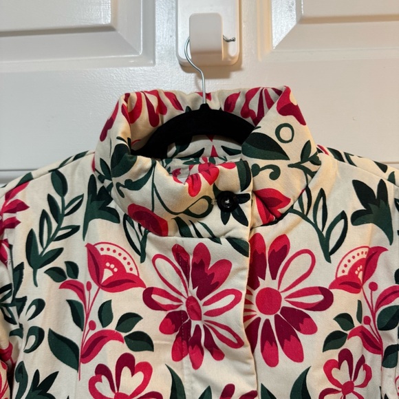 By Anthropologie Floral Patterned Jacket Size Small NWOT $168 - Picture 5 of 13